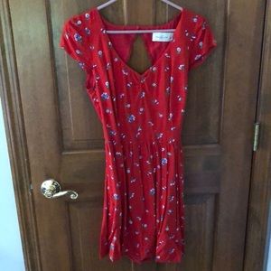 Abercrombie - Red floral dress